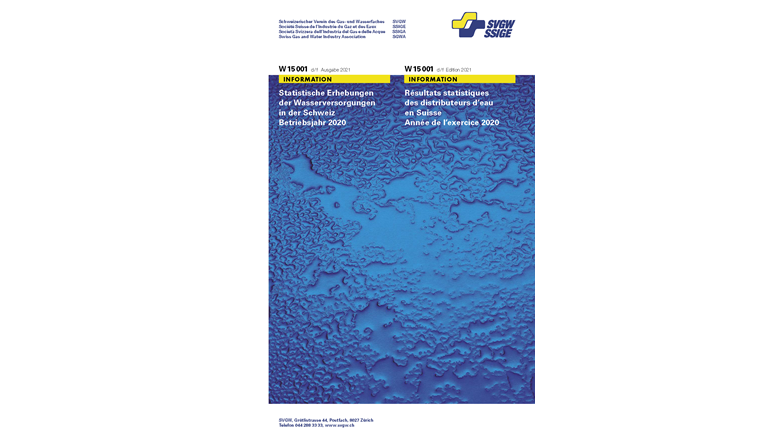 Die Wasserstatistik steht als W15001 d/f kostenlos im Webshop zum Download bereit.