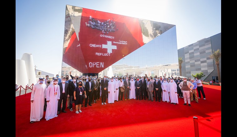 Schweizer Pavillon an der Expo 2020 Dubai. (©EDA)