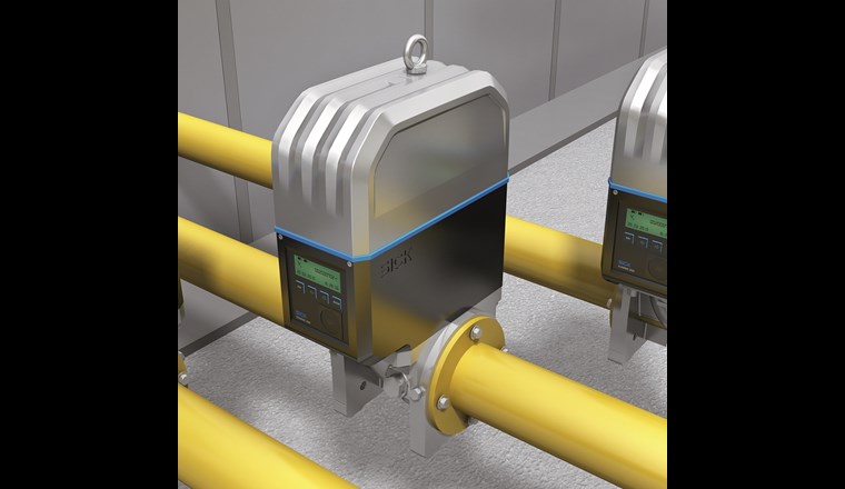 Das kompakte Design des FLOWSIC500 beansprucht wenig Platz.