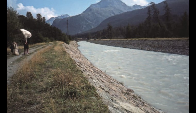 Der kanalisierte Flaz (1983). (© Gian Bieler)