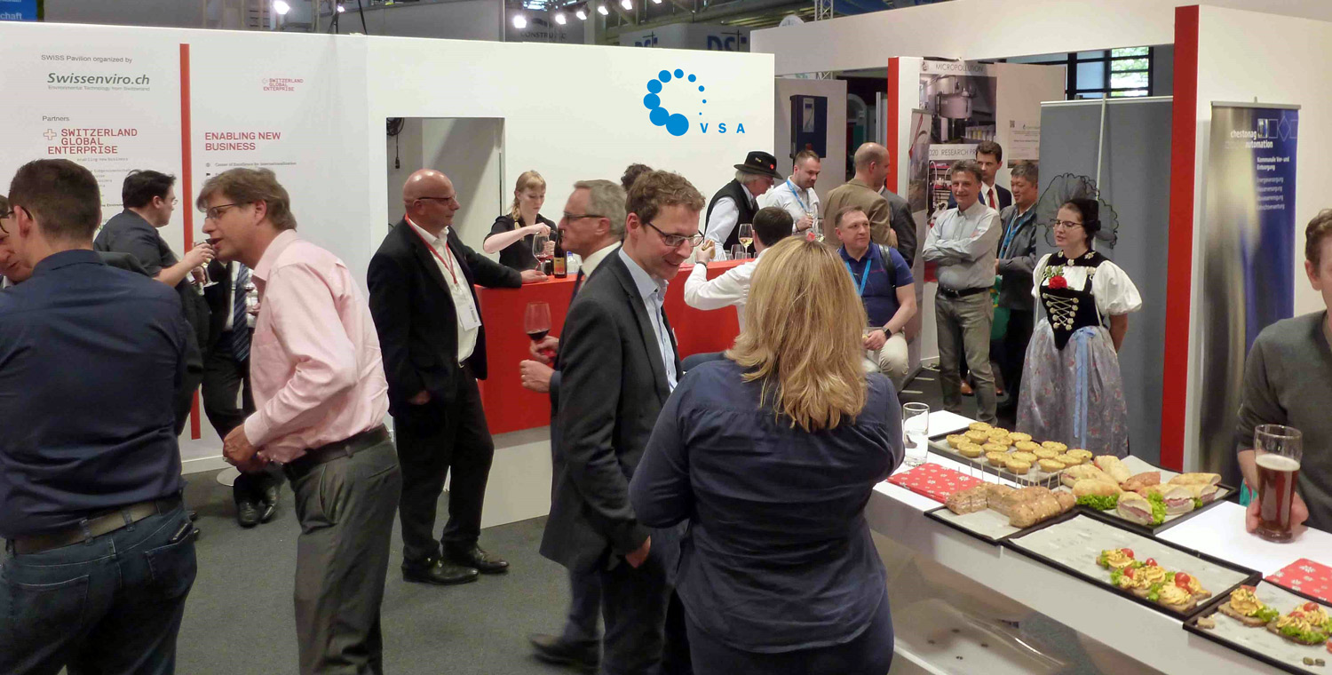 IFAT 2018 - Schweizer Apéro (c) Urs Heutschi, Swissenviro GmbH