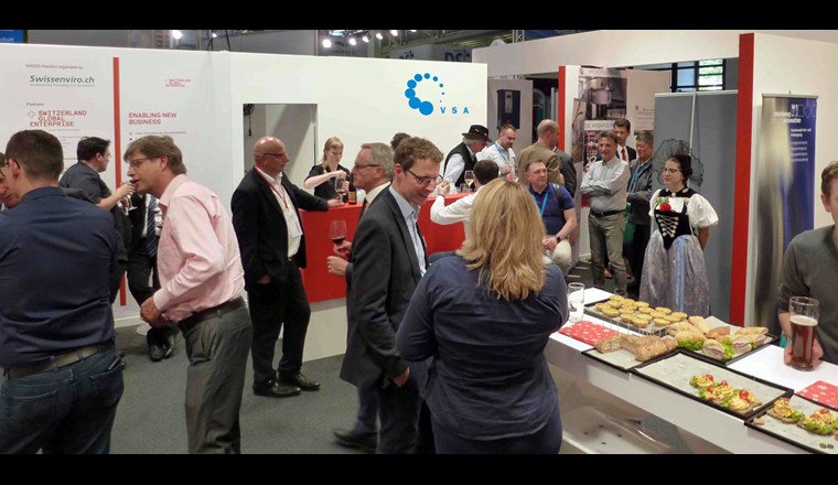 IFAT 2018 - Schweizer Apéro (c) Urs Heutschi, Swissenviro GmbH