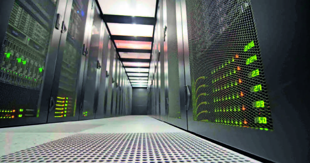 Rechenzentren als Abwärmequellen sind für Wärmeverbünde eine grosse Chance. Im Bild: Serverräume der NTS Colocation AG Bern.