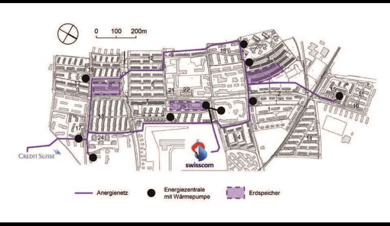 Gebietsübersicht Anergienetz Friesenberg.