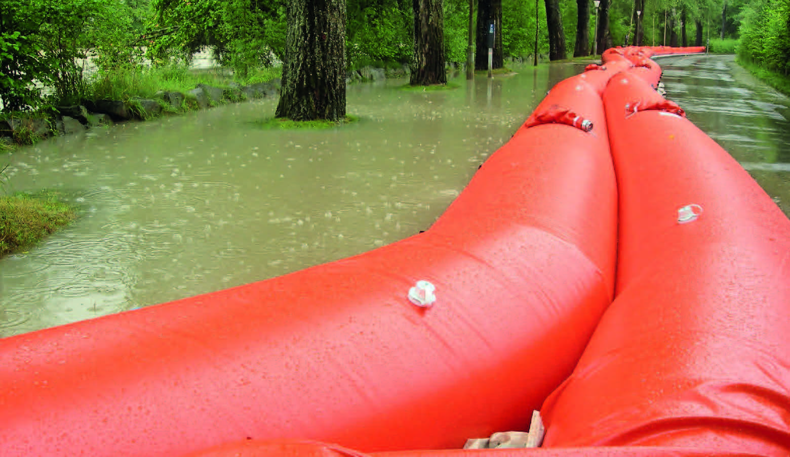 Hochwasser im Juli 2021. (© Beaver Schutzsysteme AG)