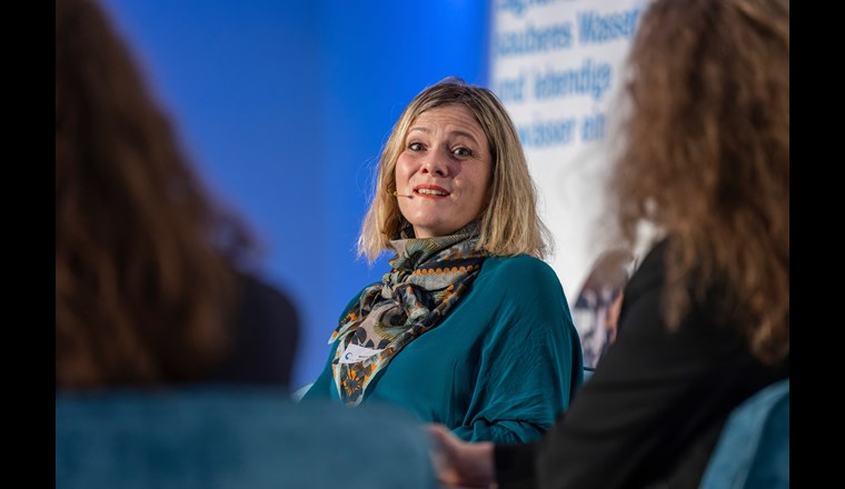 Kathrin Bertschy (Lic.rer.pol., Nationalrätin, Mitglied der Wirtschaftskommission NR) an der VSA-Mitgliederversammlung in Luzern. Foto: Roberto Conciatori /VSA