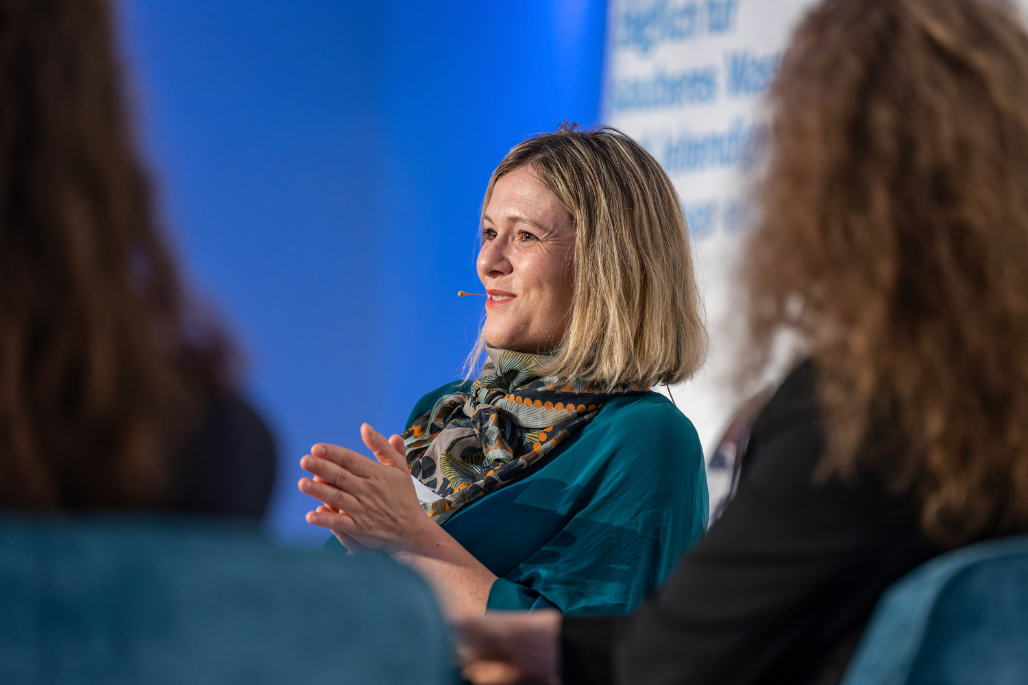 Kathrin Bertschy (Lic.rer.pol., Nationalrätin, Mitglied der Wirtschaftskommission NR) an der VSA-Mitgliederversammlung in Luzern. Foto: Roberto Conciatori /VSA