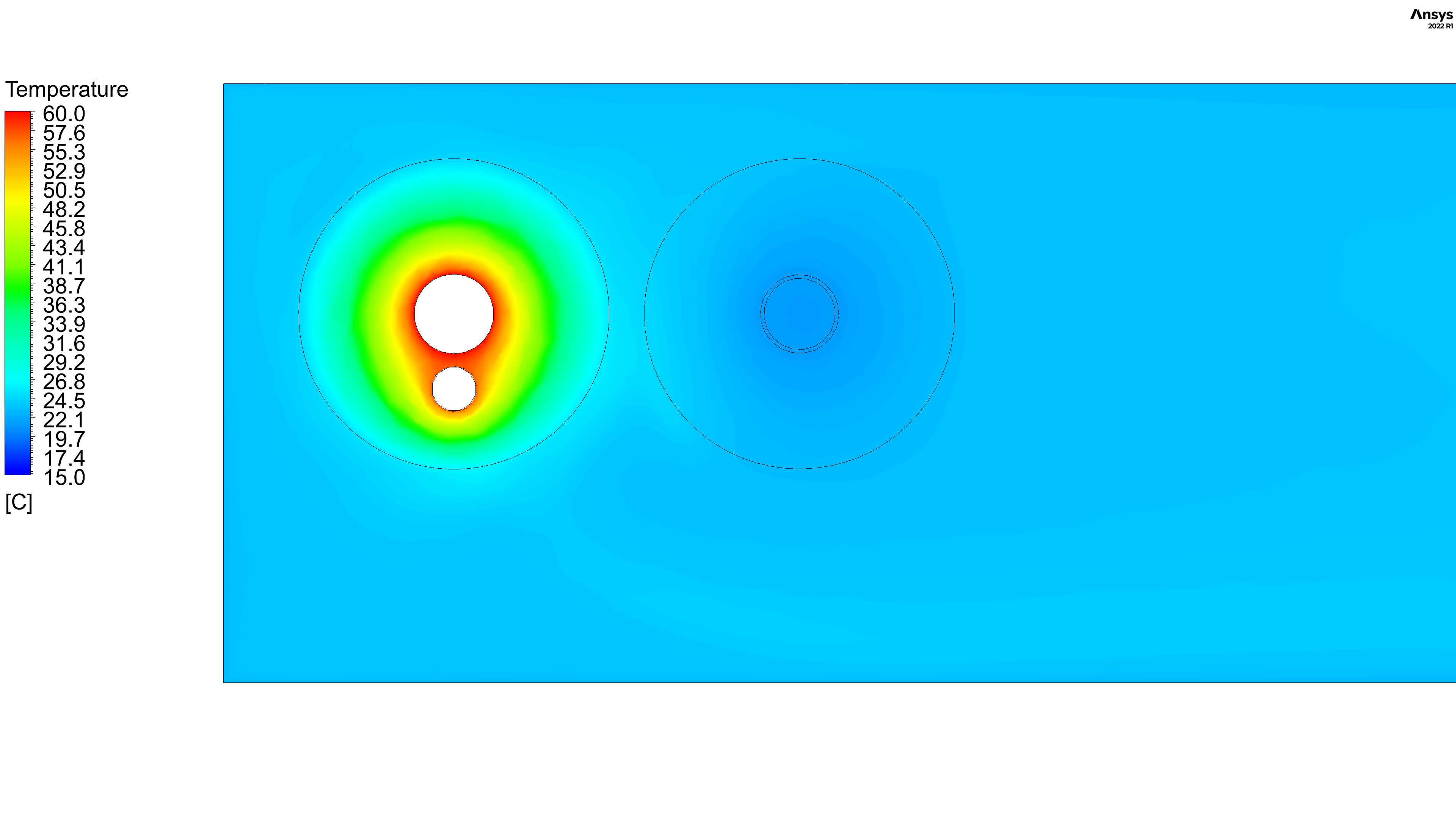 Fig. 5 Ohne Ausflockung nach 12 h Stagnation
– PWH und PWH-C als RAR-System PIR 50 mm
– PWC PIR 50 mm
– PWC Temperatur 21 °C
– Achsabstand zwischen PWC- und PWH-Steigleitung 15 cm
(©Geberit)