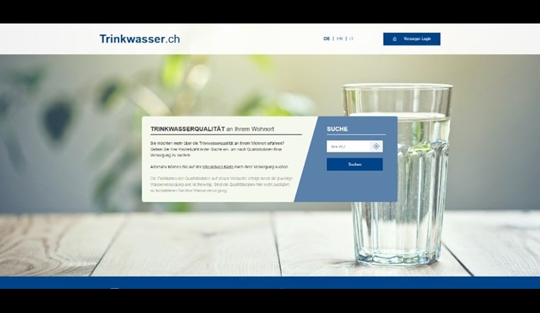 Versorger, die ihre Qualitätsdaten auf trinkwasser.ch publizieren und damit ihrer Informationspflicht nachkommen möchten, können sich ab sofort kostenlos anmelden und ihre Daten eintragen. (Bild: © SVGW)