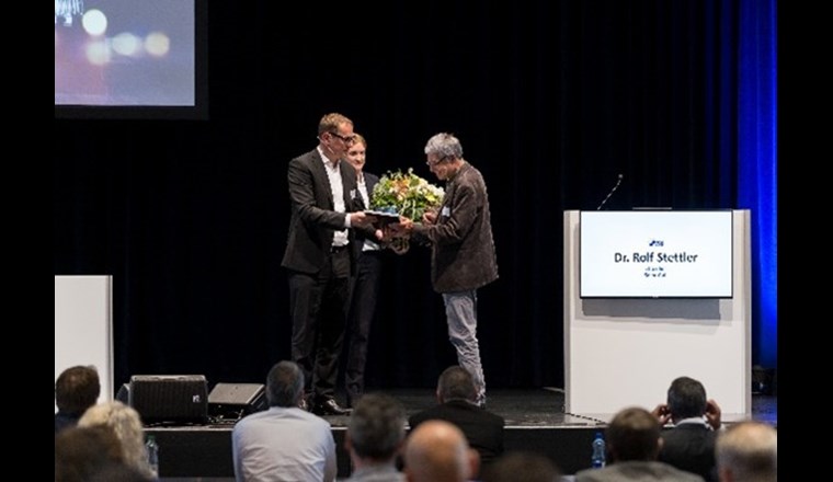 Dr. Rolf Stettler aus St. Gallen wurde an der 149. Jahresversammlung zum Ehrenmitglied des SVGW ernannt. (© Sacha Danesi)