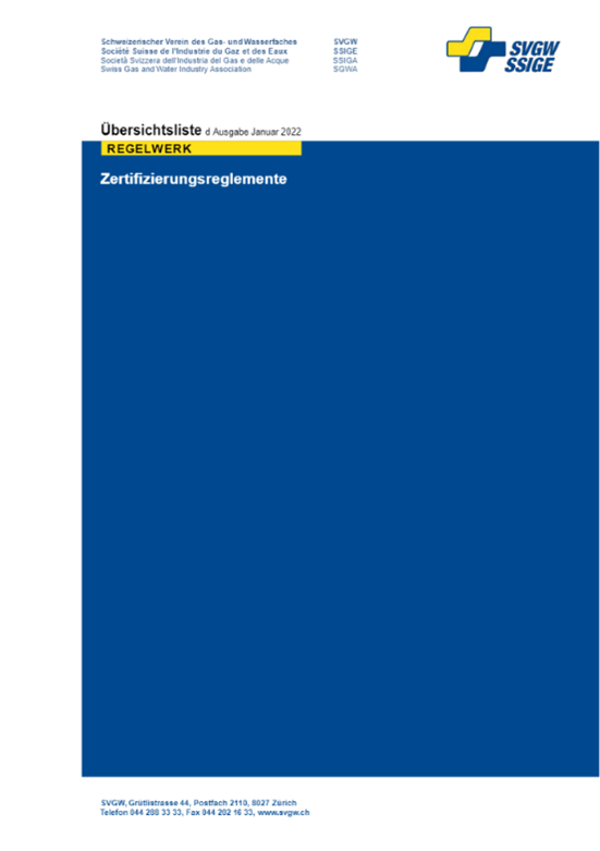 Von der SVGW-Geschäftsstelle wurden die allgemeinen Geschäftsbedingungen (ZW101) angepasst und im Juni 2022 verabschiedet. (Bild: ©SVGW)