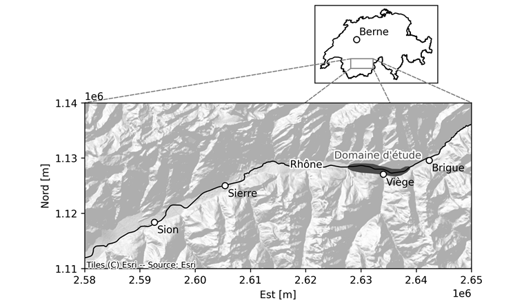 Fig. 1 Situation du domaine d’étude.