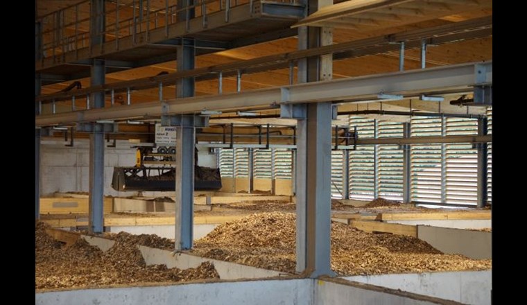 Kern der Anlage ist der Schwebebettreaktor. Dort wird aus der Biokohle das Holzgas gewonnen.