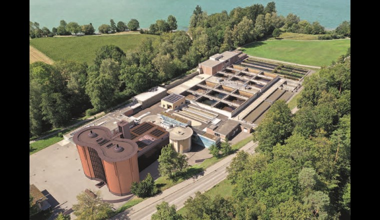 Fig. 2 Gerendertes 3D-Modell der ARA Jungholz in Uster.