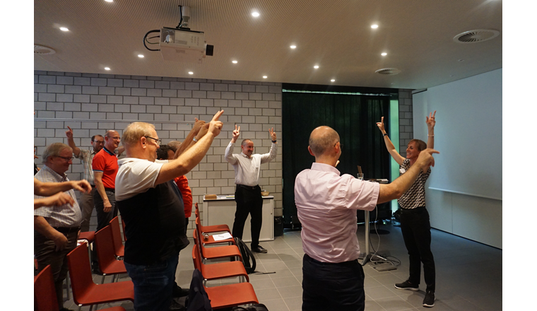 Klare Siegerhaltung. Die geistige und körperliche Haltung entscheidet, welche Emotionen bei den Lernenden geweckt werden.