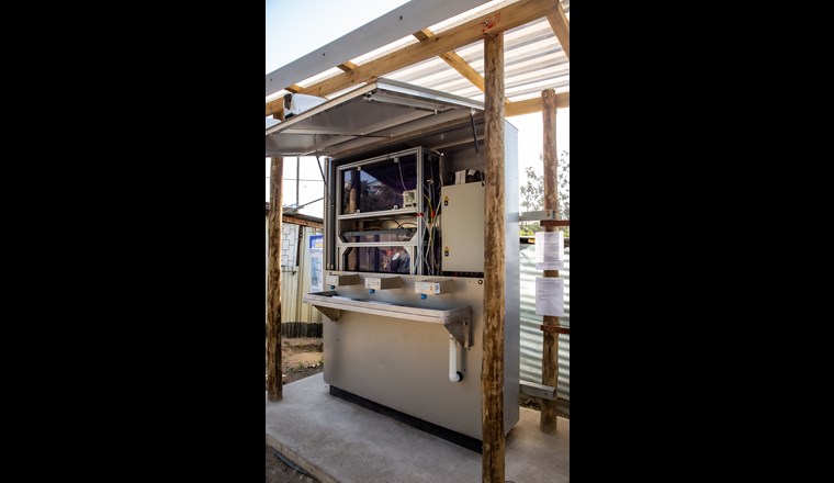 Kernstück der mobilen Handwaschstation ist das Wassermodul aus dem Blue Diversion Autarky Projekt. (Bild: ©Autarky, Eawag)