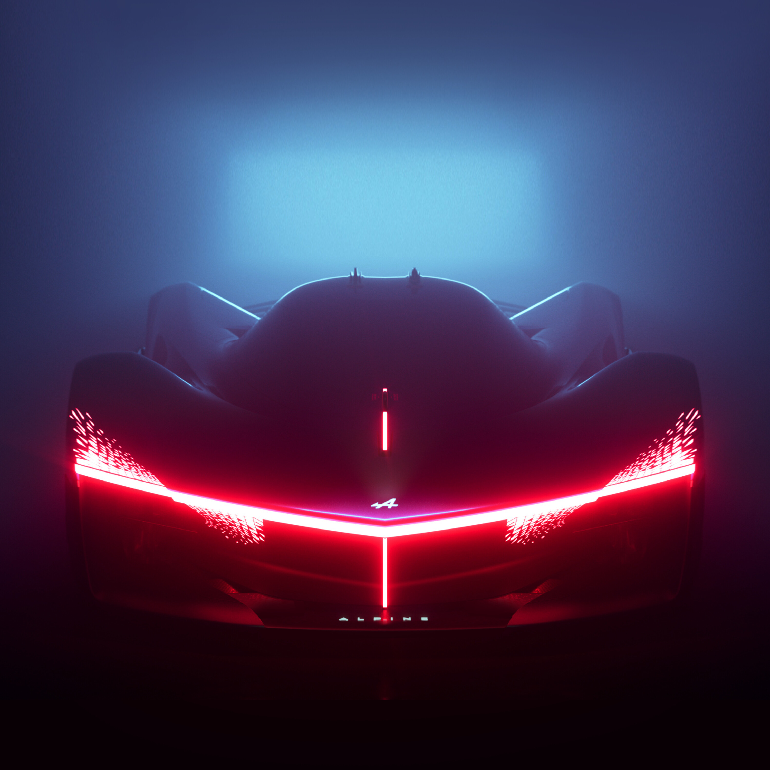 Wenn schnittiges Design und innovativer Antrieb aufeinandertreffen: der wasserstoffbetriebene Alpenglow. (© Alpine)