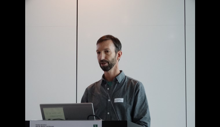 Gion Meier (AWE Abt. Naturgefahren) 
Foto: Sicher/VSA