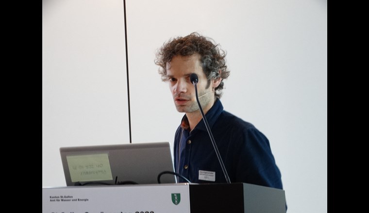 Harry Eggenschwyler von der Abt. Grundwasser des AWE
Foto: Sicher/VSA