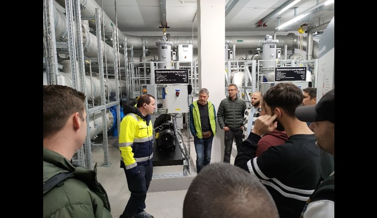 Funktionsweise eines Anergienetzes in der Praxis kennenlernen - Besichtigung der Seewasserzentrale Circulago WWZ, Zug.