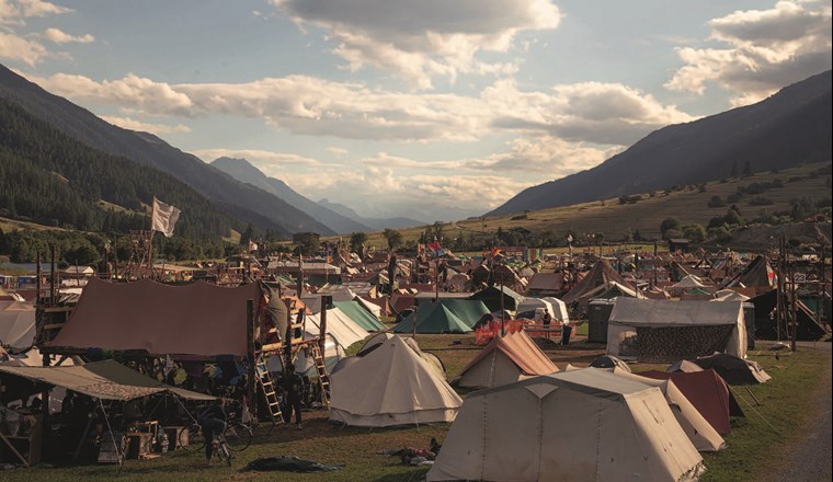 Ein Flowcytometer sorgt für Trinkwassersicherheit im Pfadilager, Goms 2022. (© Adrian Seiterle)