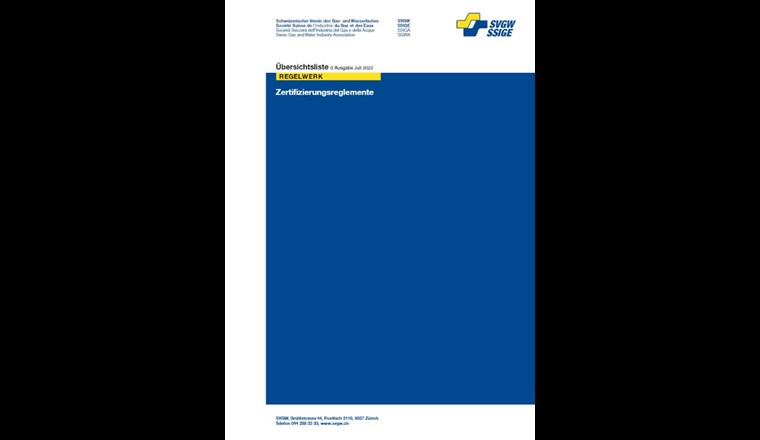 Von der SVGW-Geschäftsstelle wurden die allgemeinen Geschäftsbedingungen (ZW101) angepasst und im Januar 2023 verabschiedet. (Bild: ©SVGW)