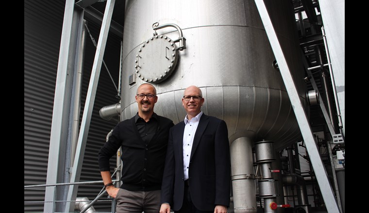 Thomas Di Lorenzo, Leiter Abwasserwirtschaft Limeco (links), und Patrik Feusi, Geschäftsführer von Limeco.