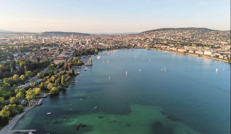 Thermische Energie aus Seen und Flüssen: wirtschaftlich, ökologisch und effizient. (© ewz)