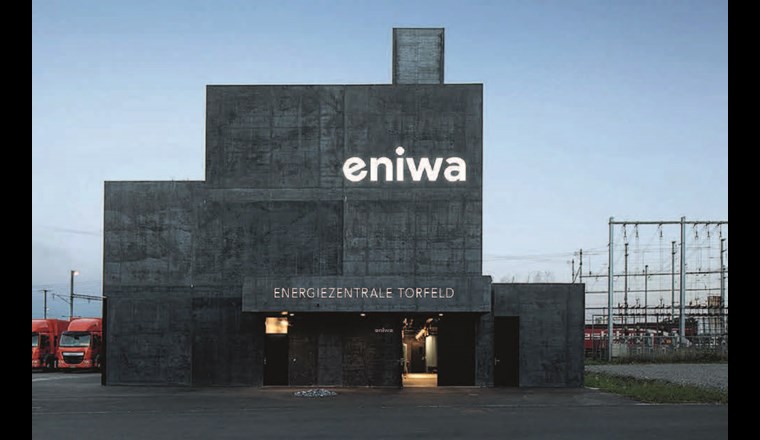 Die Wärme- und Kälteerzeugung mit Grundwasserwärmepumpen in den Eniwa-Anlagen Torfeld (im Bild) und Kasino ist seit 2021 naturemade star zertifiziert. (Bild: © Eniwa)