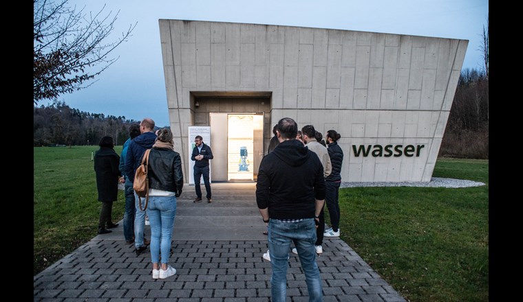 Das Grundwasserpumpwerk «Tägernau» der Wasserversorgung Rapperswil-Jona (© Yannick Tiefenthaler)