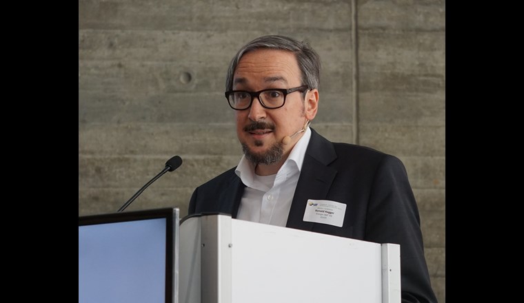 Ronald Hagger, Energie 360° AG, gab Einblick über die Tauglichkeit von Gasnetzen bezüglich Wasserstoff.