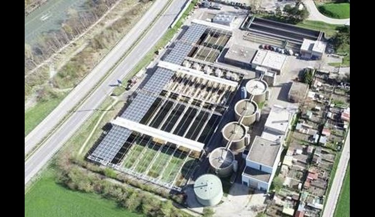 Kläranlage Chur mit dem Rhein als Vorfluter