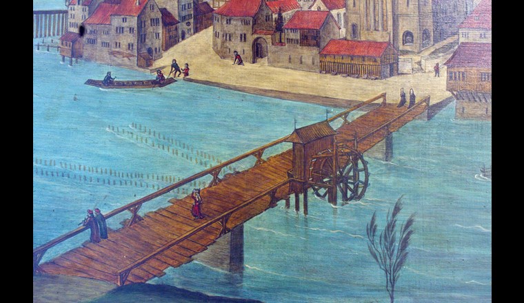 Seit dem späten Mittelalter versorgt die Stadt Zürich ihre Einwohner mit Wasser. Bis vor 150 Jahren kamen hierfür Laufbrunnen für Quellwasser, Sodbrunnen für Grundwasser sowie Schöpfräder fürs Limmatwasser zum Einsatz. Mit der Druckwasserversorgung ab 1968 begann das Zeitalter der modernen Wasserversorgung, wie wir sie heute kennen und die dieses Jahr ihr Jubiläum feiert.