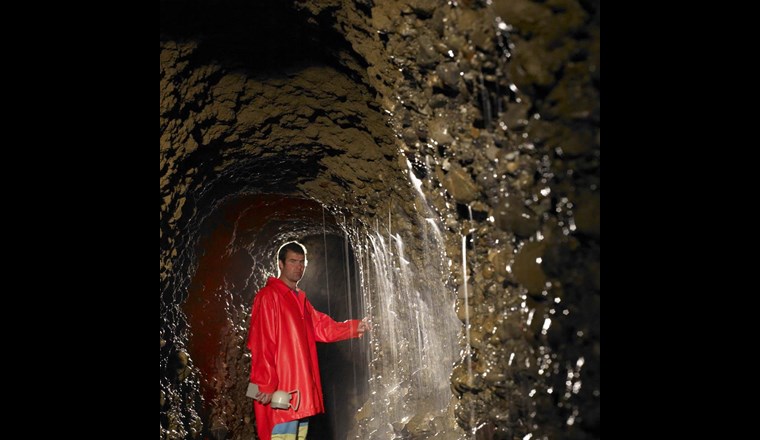 Besichtigung der Kohlbodenquelle oberhalb Baar, Kanton Zug, im August
