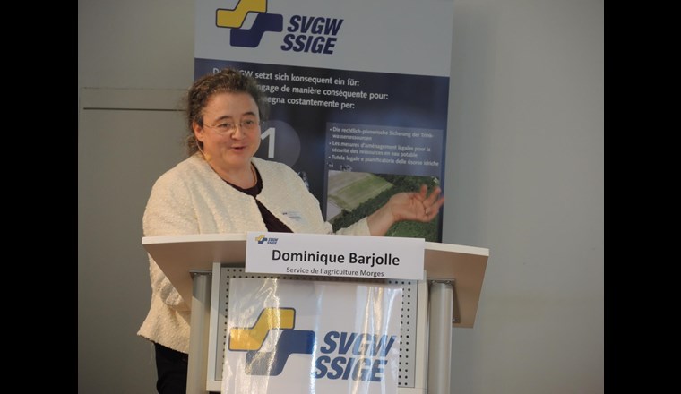 Dominique Barjolle, Leiterin der Abteilung für Landwirtschaft und Weinbau des Kantons Waadt