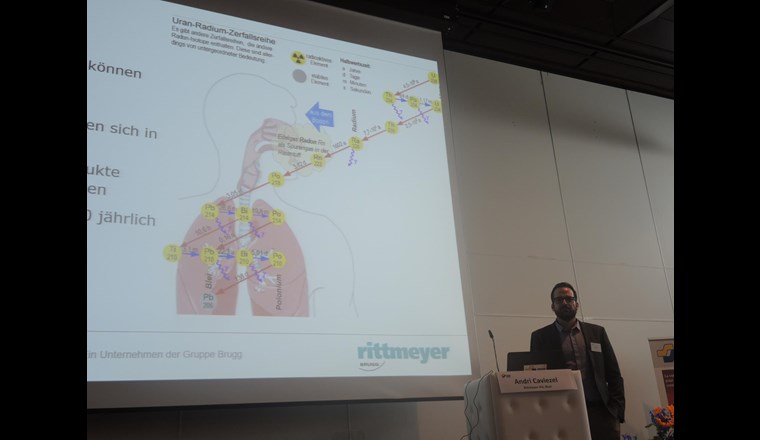Andri Caviezel von der Rittmeyer AG in Baar: "Ist Radon die unsichtbare Gefahr aus dem Untergrund?"