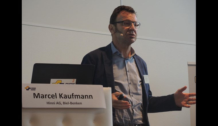 Marcel Kaufmann von der Hinni AG in Biel-Benken. 
