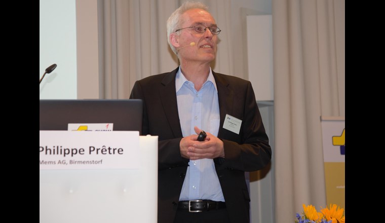 Phillippe Prêtre, Technischer Direktor bei der Mems AG.