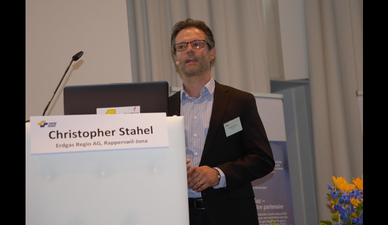 Christopher Stahel, Geschäftsführer der Erdgas Regio AG .