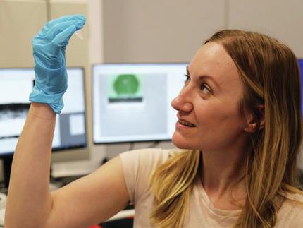 Sanja Sviben während Untersuchungen für ihre Doktorarbeit