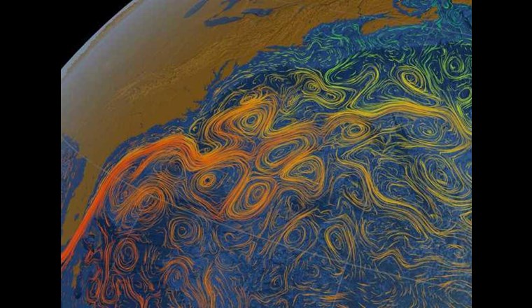 Die Gofstrom-Ringe sind aus dem All gut sichtbar.