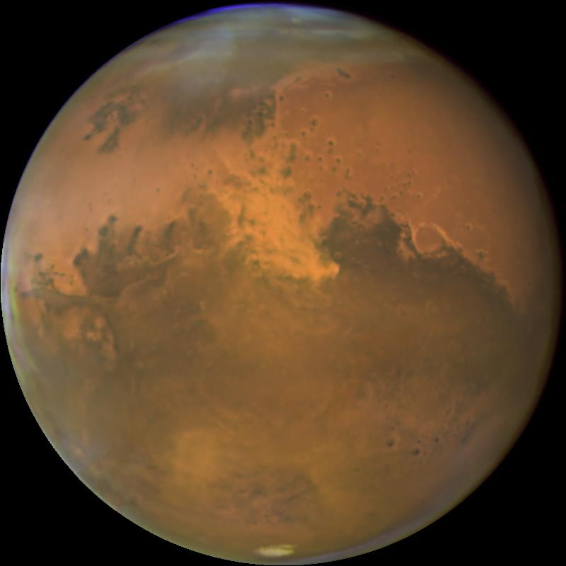 Auf dem Mars wurde nun fliessendes Wasser gefunden.  Foto: Wikipedia 