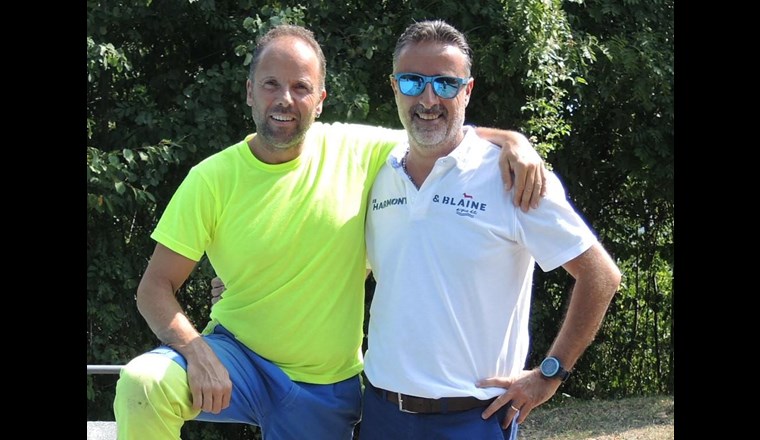 Zwei, die sich schätzen: Michel Poroli Bastone und Matteo Negri, Präsident der AFT.