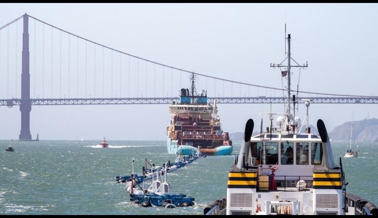 90 Prozent des Plastikmülls sollen bis 2040 aus den Weltmeeren verschwinden. (Foto: The Ocean Cleanup)