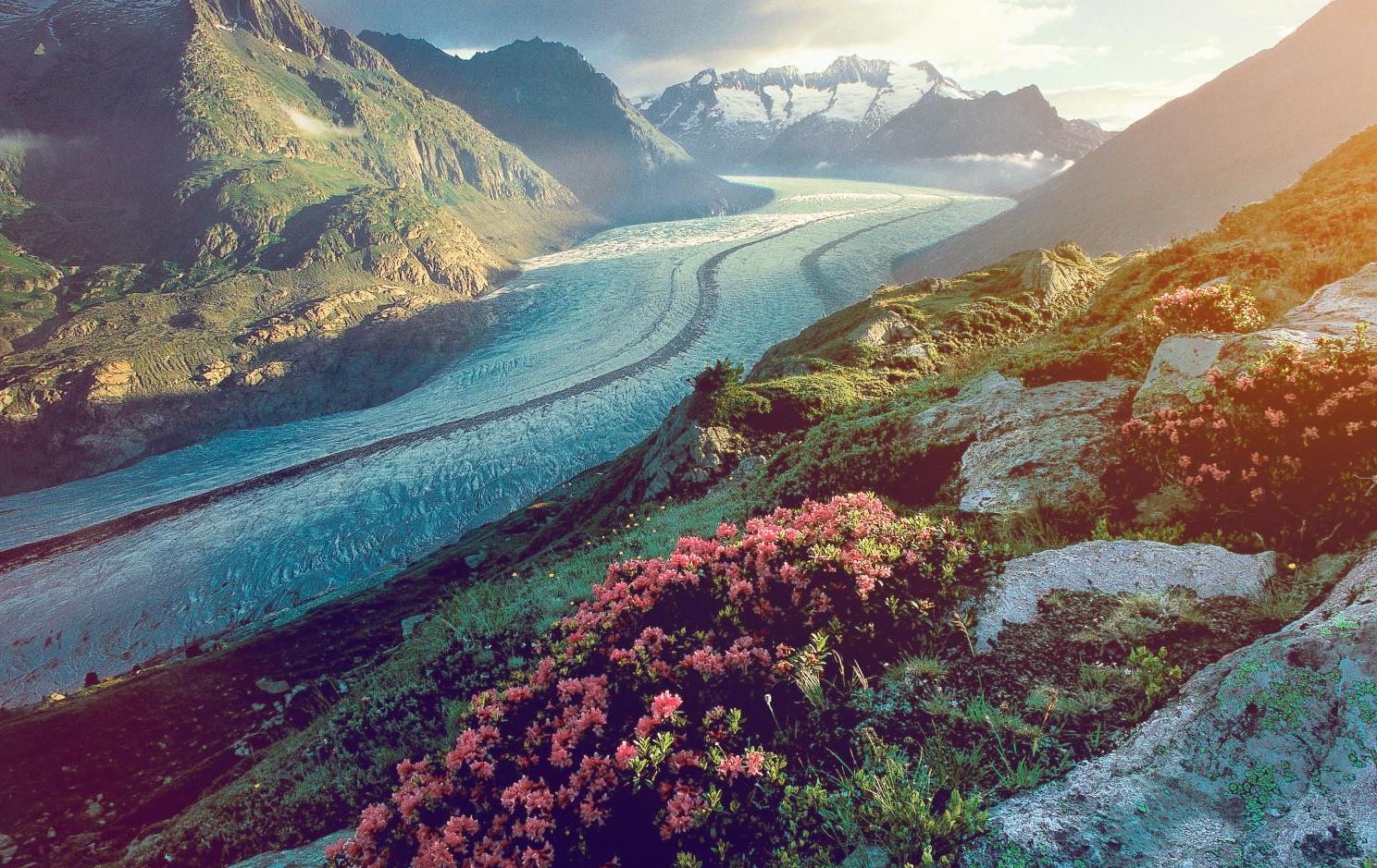 Die Schneedecke in der Schweiz schwindet von Jahr zu Jahr - nicht nur im Wallis (Foto: Wallis Tourismus)