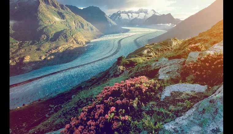 Die Schneedecke in der Schweiz schwindet von Jahr zu Jahr - nicht nur im Wallis (Foto: Wallis Tourismus)