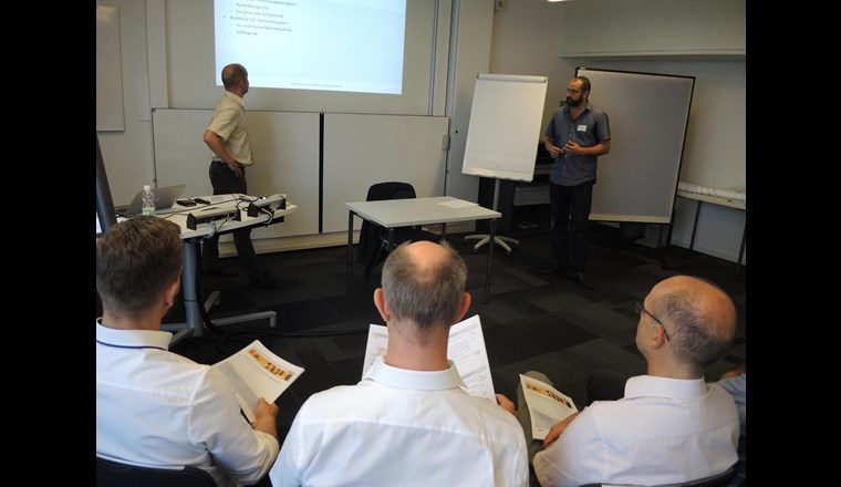 Einsicht in den Kurs von Matthias Hafner und Laurent Châtelain zum Thema Gas.