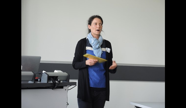 Dorothe von Moos, Fachspezialistin Bildung beim SVGW, hatte den Tag in Sursee organisiert.