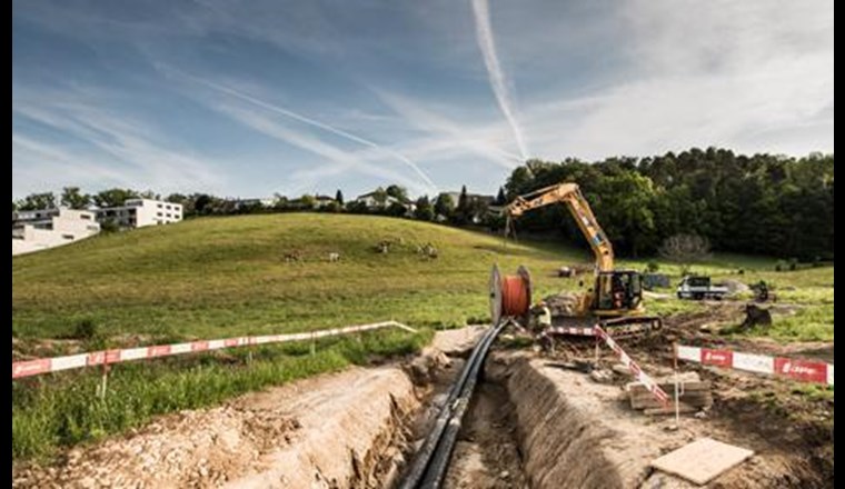 Das Fernwärmenetz in Bex wird ausgebaut.