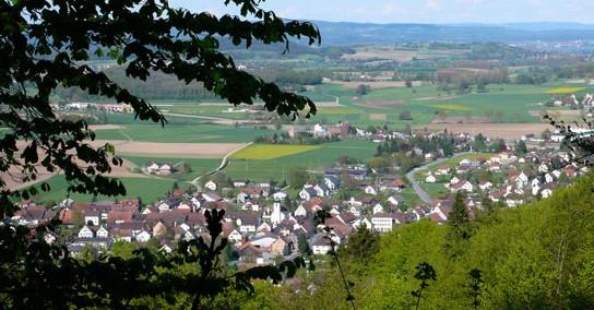Ramsen im Kanton Schaffhausen: Die Ausscheidung des Zuströmbereichs wurde aufgrund des Befundes von Bentazon im Trinkwasser durchgeführt. (Foto: Gemeinde Ramsen)
